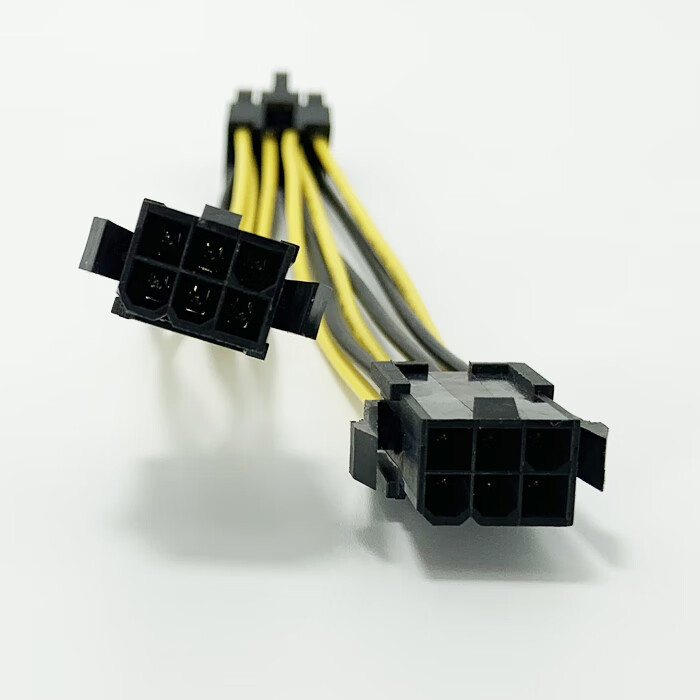 适用gpu显卡转接线供电线k80m40m60p40v100a6000双6p8p转8p舒姆 显卡