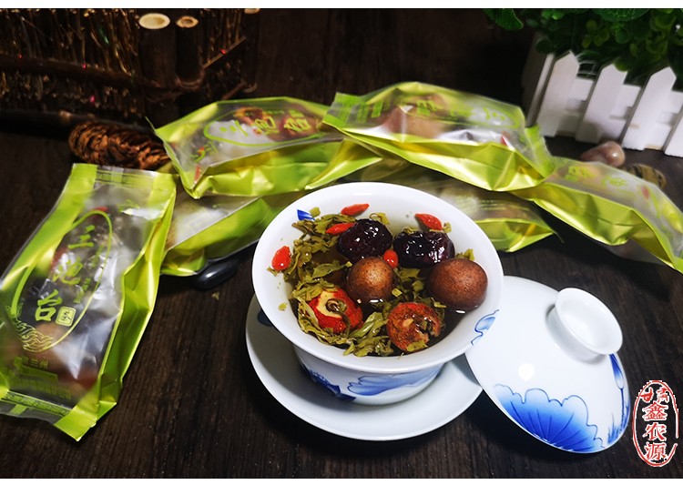 宓蝶 甘肃兰州特产老兰州三泡台三炮台 八宝盖碗茶精致礼盒400g 原味