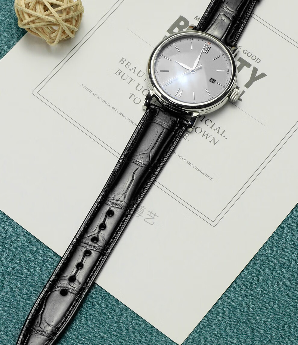 适用于iwc万国葡萄牙表带计时七日链葡计葡7系列蝴蝶扣表链柏涛菲诺小