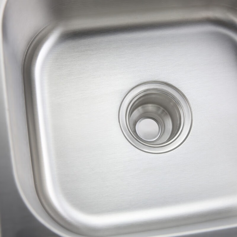 cdbm惜度304不锈钢厨房台盆水槽小单槽水斗台上洗菜盆阳台洗衣池s4237