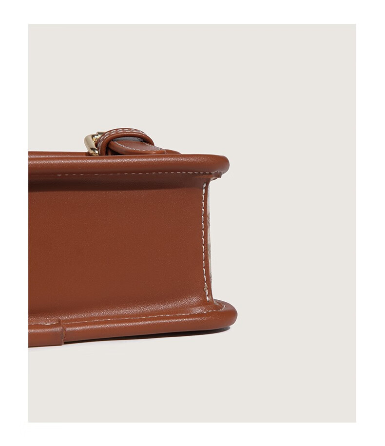 charliekellick品牌2021秋冬新款复古百搭小方包简约手提小包单肩斜