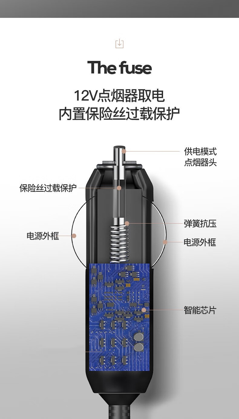 车载吸尘器有线手持大功率汽车吸尘器干湿两用车内小型便携吸尘器车用