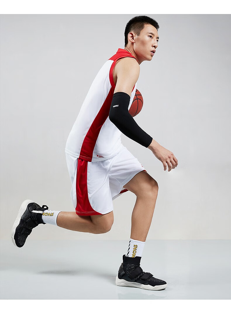 特步运动套装男夏季新款林书豪篮球系列t恤比赛服学生篮球服背心短裤