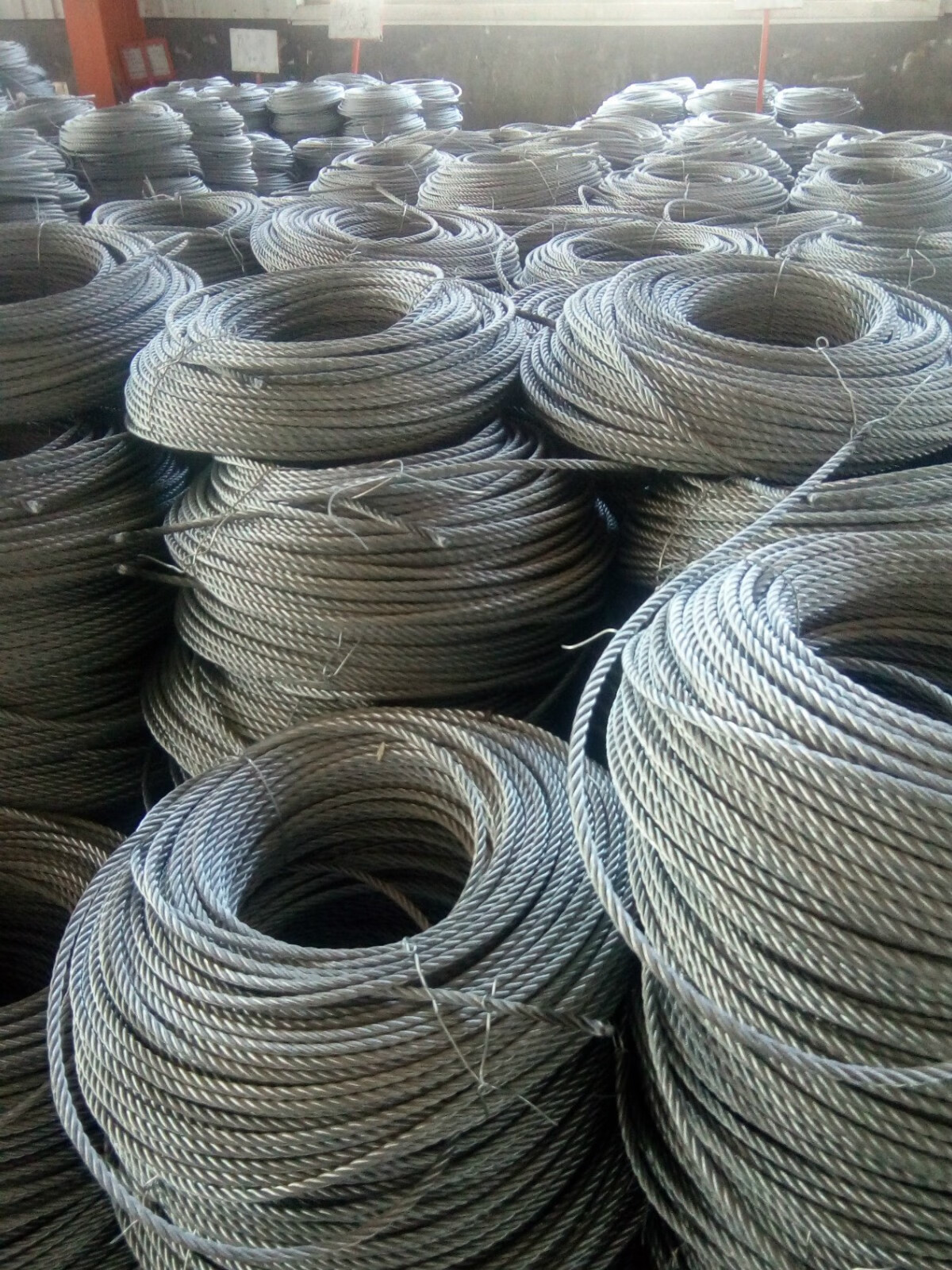 全千耀电动葫芦钢丝绳行吊麻芯油绳起重机油钢丝绳油丝绳6mm