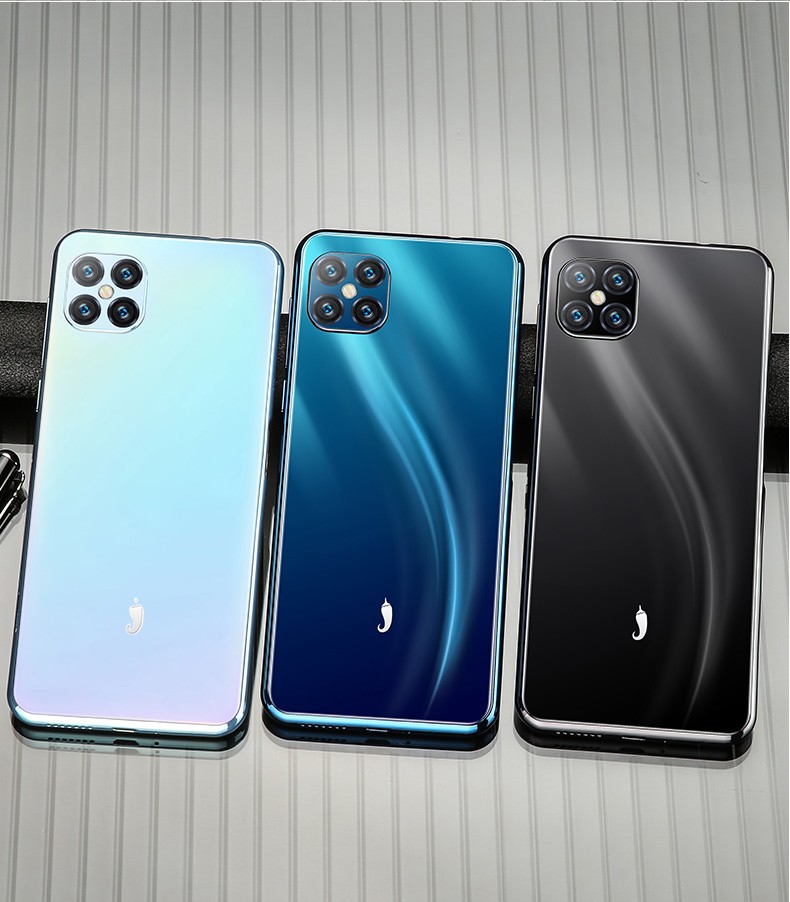 小辣椒x12pro智能手机渐变玻璃八核65英寸水滴全面屏游戏全网通4g老人