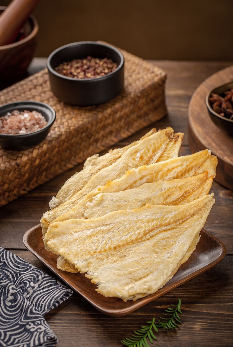 手撕鳕鱼片碳烤鱼片干即食海味特产海鲜零食网红休闲小吃鳕鱼片60g4包