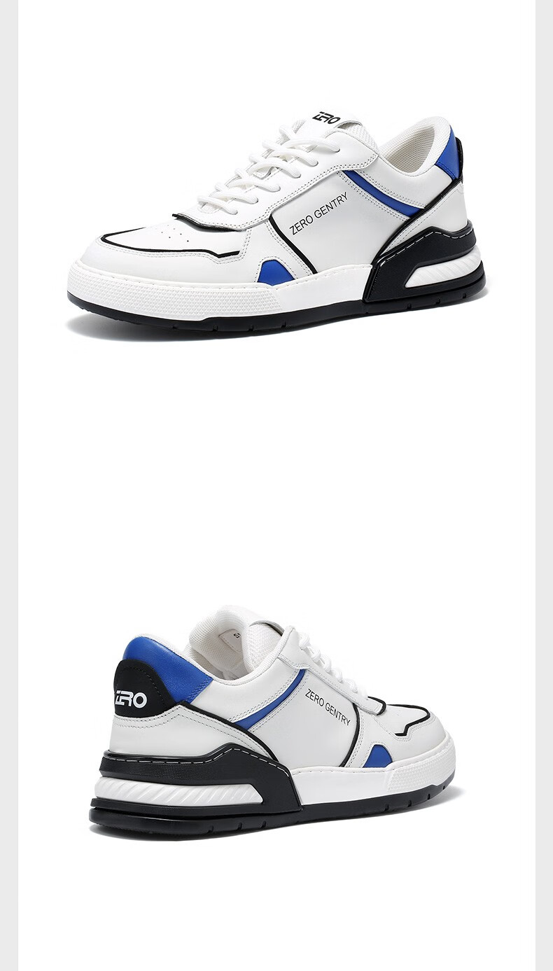 zero零度男鞋2022秋季新款时尚潮流学生系带运动休闲鞋百搭拼色舒适