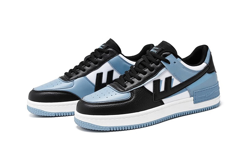 回力板鞋aj空军一号樱花联名款男鞋2021年秋季新款皮面透气防水防滑