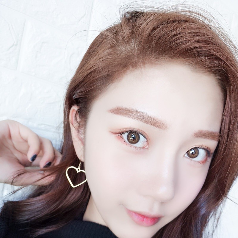 韩国idol硅水凝胶pro焦糖棕roze蜂蜜棕美瞳欧美混血小直径年抛kk 桃棕