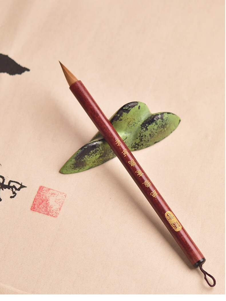 臻言古代小楷毛笔纯狼毫鸡距笔仿唐狼毫蝇头小楷毛王羲之行书字帖临摹