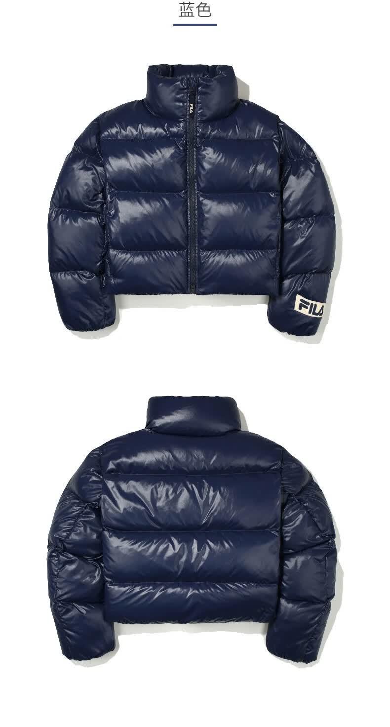 fila韩国直邮斐乐羽绒服女款立领羽绒服短款羽绒外套fs2dje4153f brn