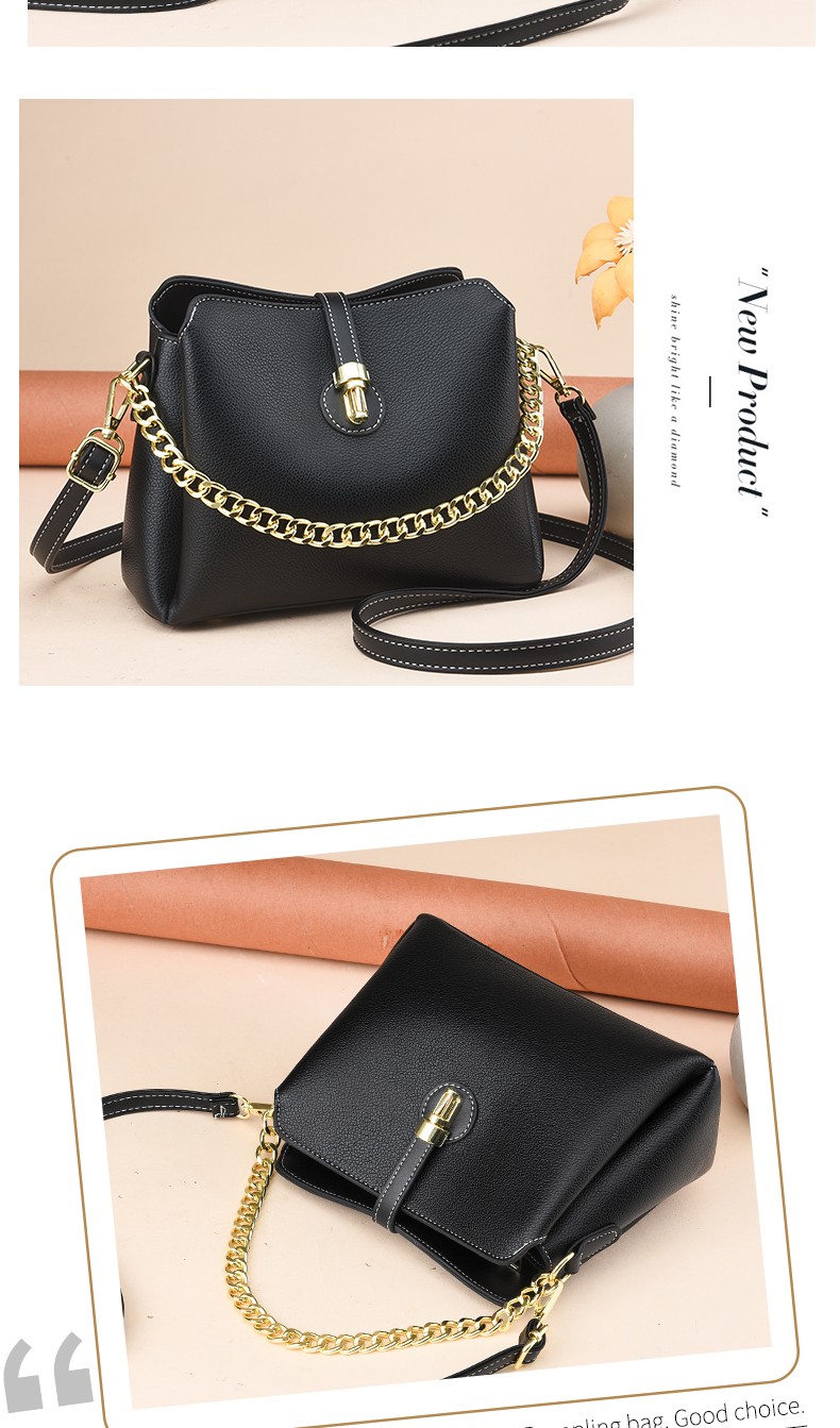 北狐真皮女包斜挎包单肩包包女手提包水桶包小众轻奢高级感防盗新款潮