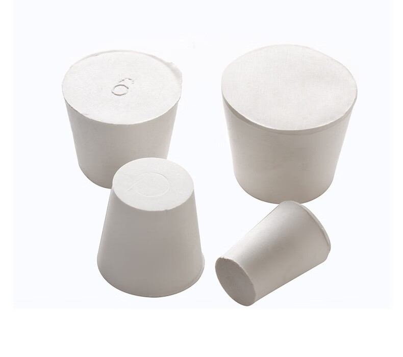 万阳实验室橡胶塞密封塞试管塞下水口堵头烧瓶塞白胶塞91个价3745mm高