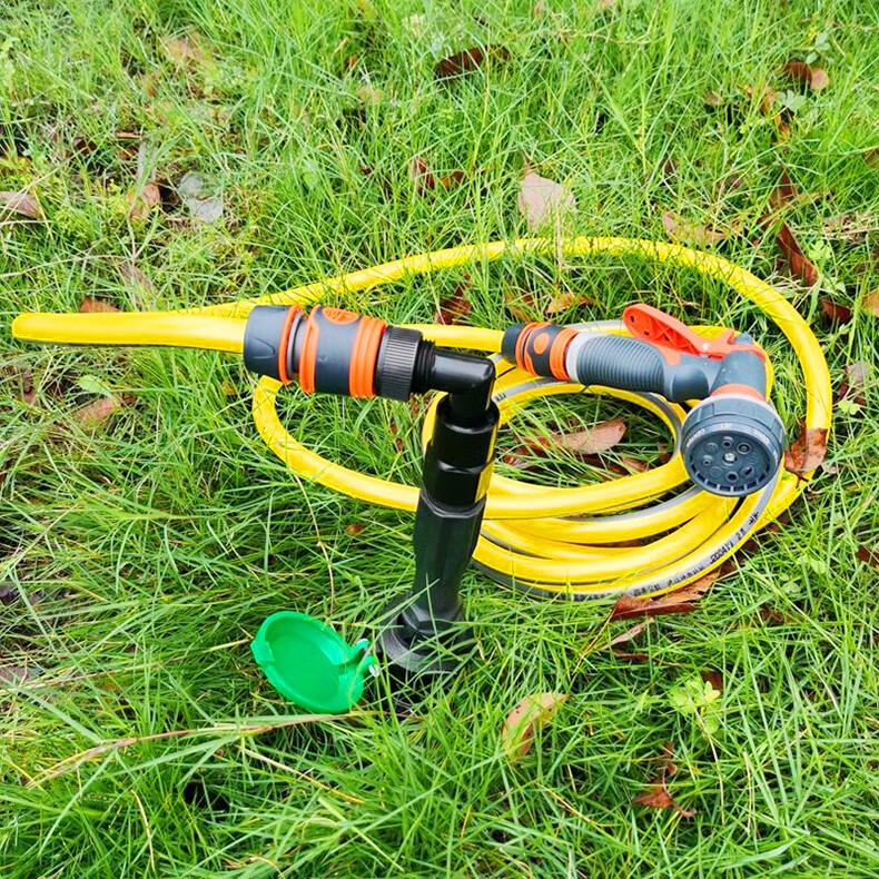 晶润园林绿化取水器快速取水阀取水杆地插物业小区草坪水管接头钥匙杆