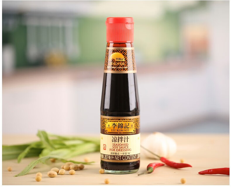 李锦记凉拌汁207ml瓶装夏日凉拌菜蘸点凉拌时蔬调味品汁调料汁凉拌汁