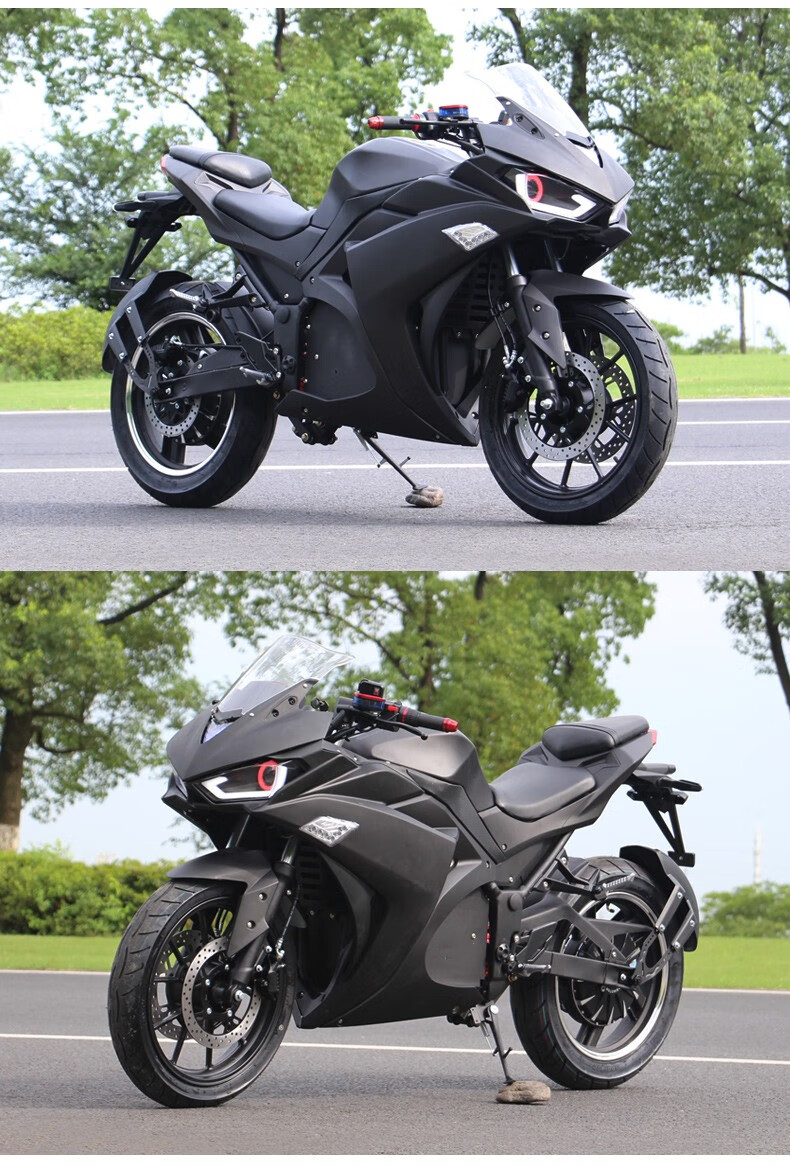 阔途 全新电动摩托车跑车 幻影大功率电瓶车 r3款电动趴赛小忍者v6