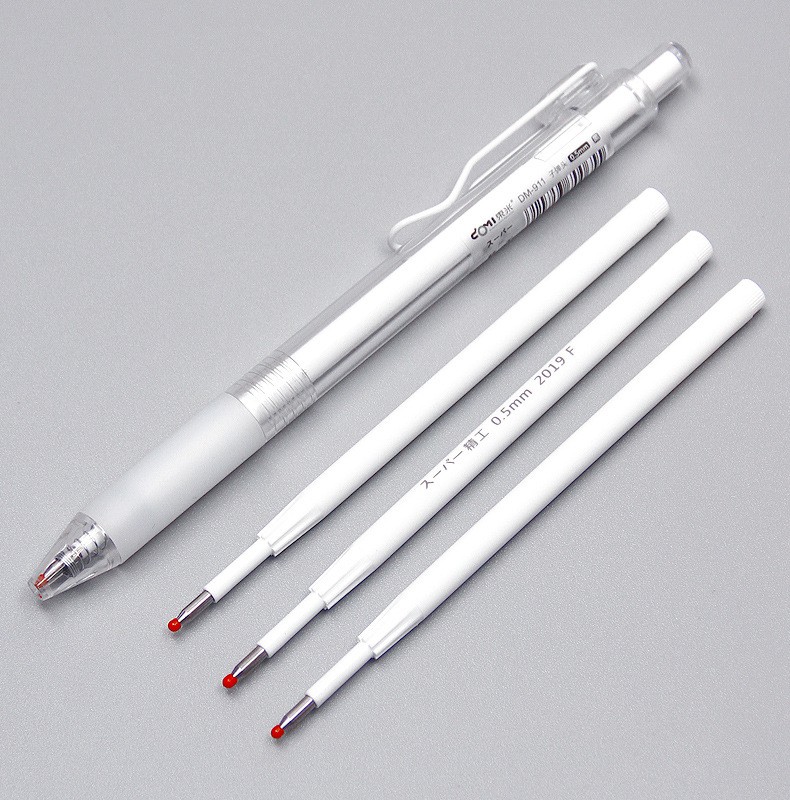 东米911中性笔按动签字笔子弹头按压碳素水笔学生考试专用原子笔圆珠