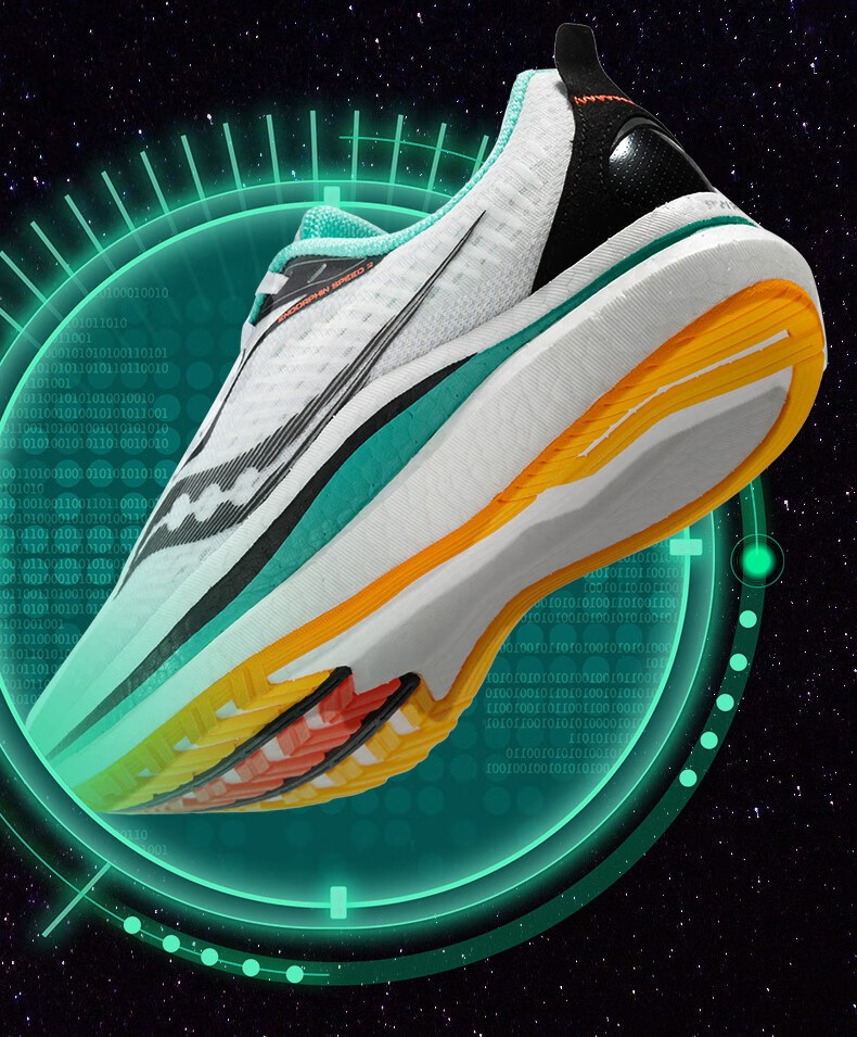 saucony索康尼endorphinspeed啡速2女子高端比赛竞速跑步鞋s10688粉红