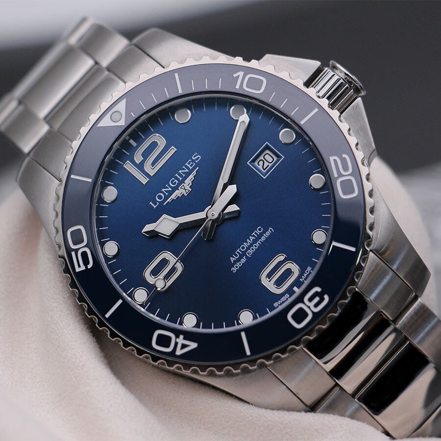 二手95新浪琴运动系列l37824966康卡斯自动机械43mm男表手表二手钟表l