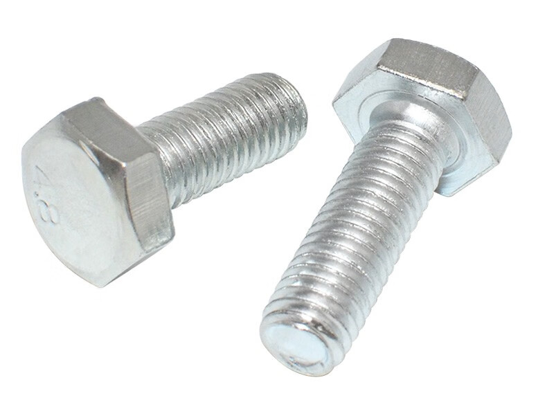 8镀锌外六角螺栓螺钉 镀白锌国标头切边外六角螺丝m12-m16 m16*30(2颗