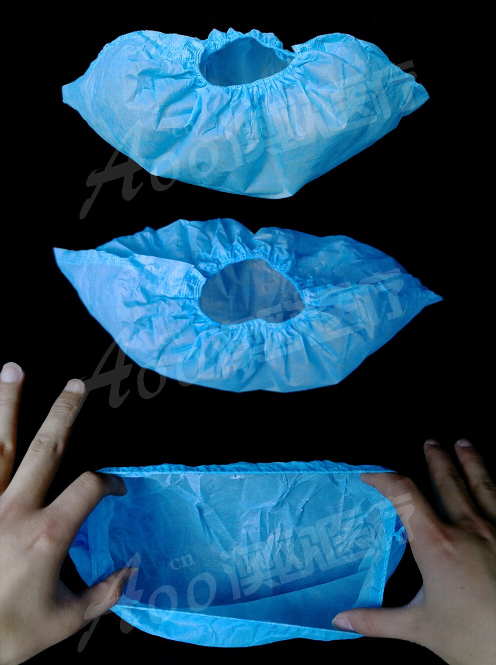 澳欧健康医用一次性鞋套无纺布胶套薄膜鞋套可定制可出口f001￥400支