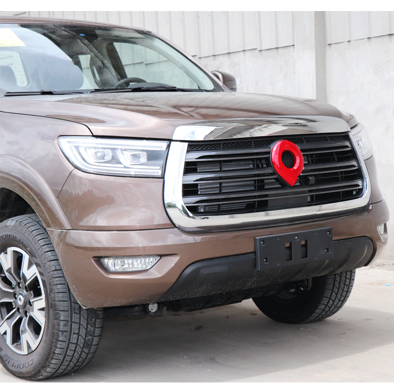 长城炮中网标尾标前后车标改装标志长城炮皮卡黑色红色炮标可选越野版