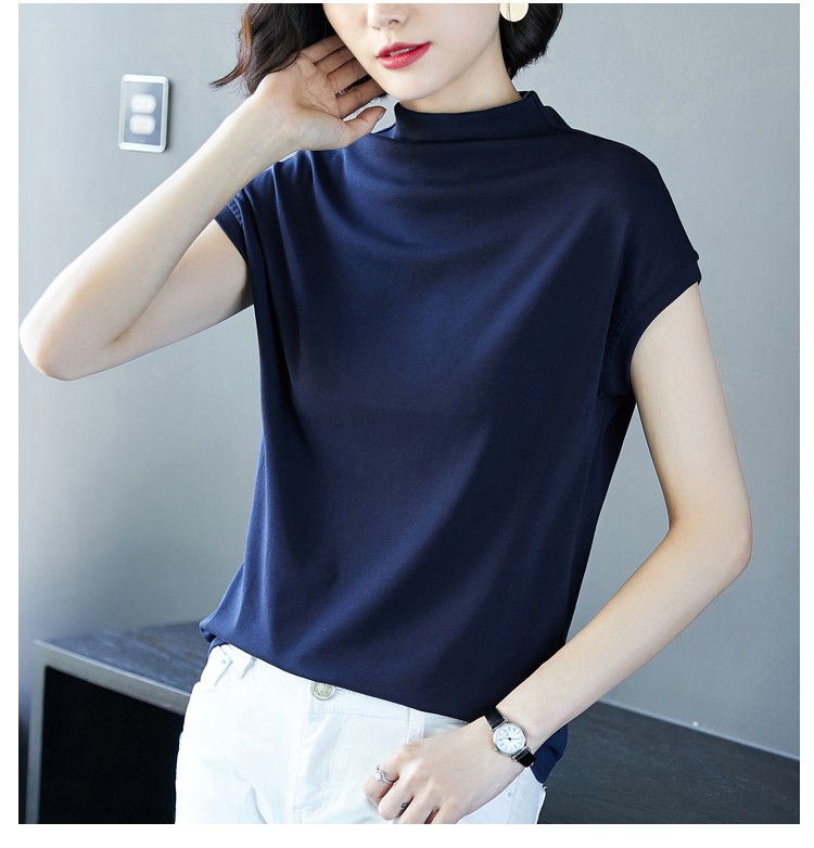 纯棉宽松体恤半袖夏季衣服女士小衫中年大码女装打底衫夏天外穿上衣