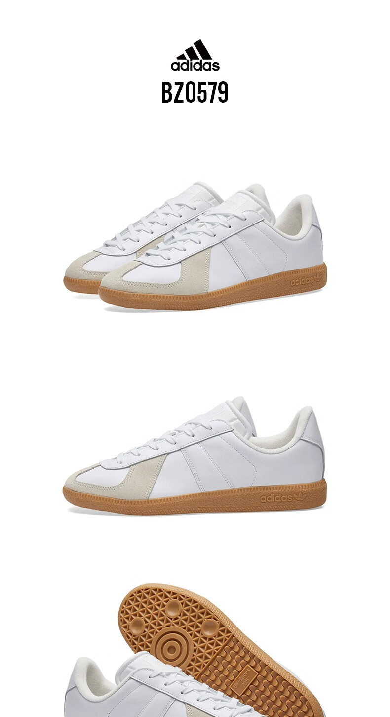 adidas阿迪达斯三叶草男女鞋德训bwarmy复古低帮休闲板鞋bz0579bz