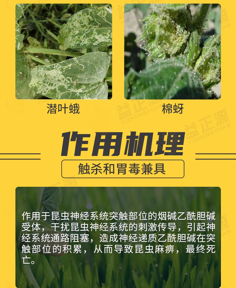 标正法灵40啶虫脒定虫咪黄瓜蚜虫蓟马黄条跳甲农药杀虫剂正器40g