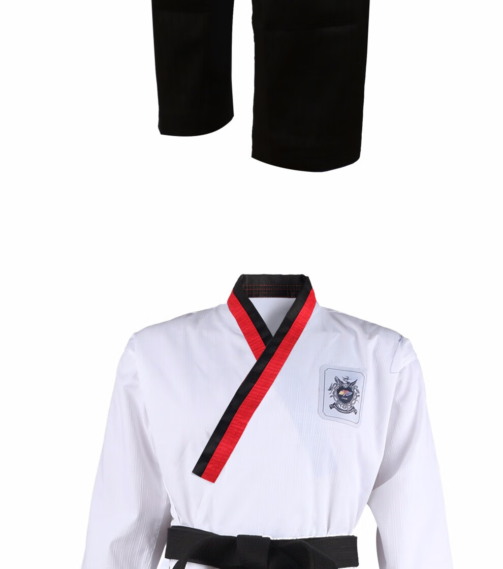 品势服跆拳道道服成人儿童男女跆拳道表演服品势服训练服教练服标准