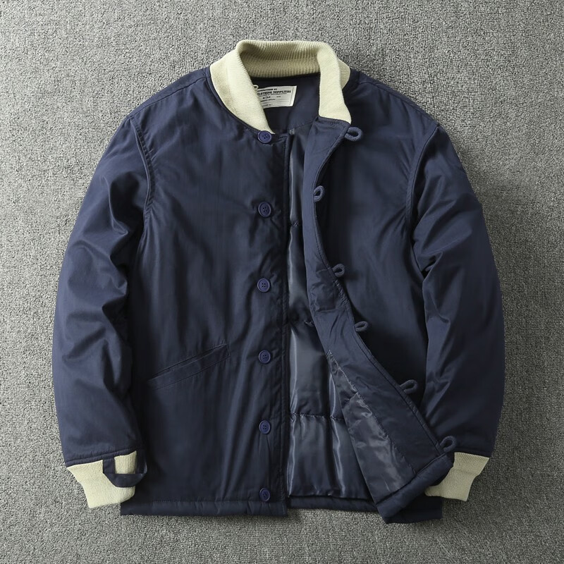冬季复古棒球服外套加厚夹棉工装夹克m43内胆棉衣男士保暖小棉袄