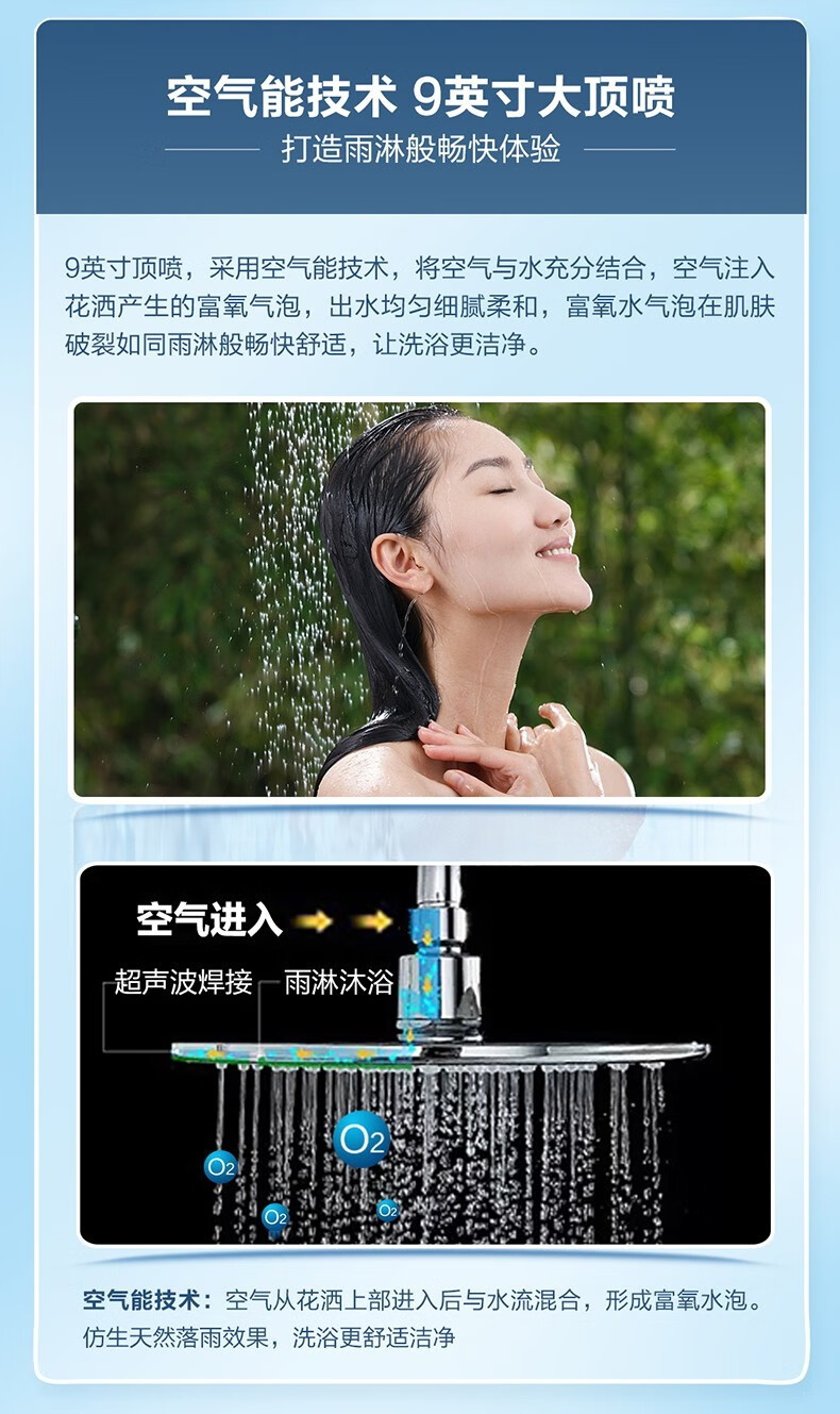 海尔(haier)电热水器花洒套装扁桶式双胆速热一级能效pad5热水器三档