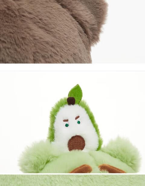 thegreenparty 胖胖棕熊玩偶女孩礼物北极熊毛绒玩具儿童公仔可爱