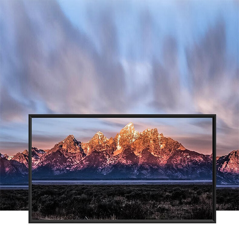 京东方boe画屏s365英寸艺术智慧屏4k高清壁画电视无缝挂壁护眼防蓝光