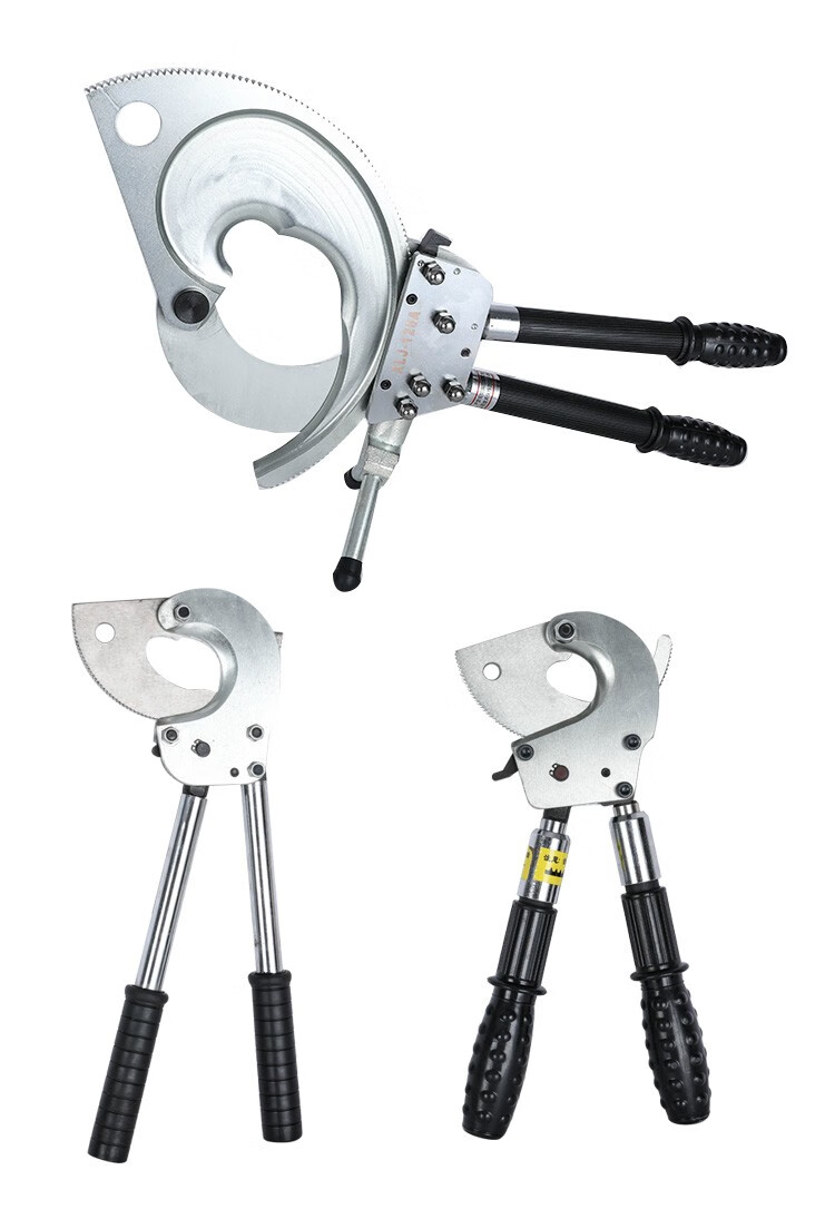 电缆剪棘轮式电缆剪钢绞线剪线缆剪刀断线钳铜铝齿轮剪电线剪线缆钳