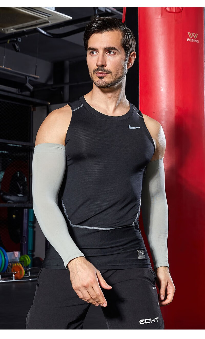 途尊kingtrip防晒大号袖套男加肥加大码粗宽松女护臂手套手臂套袖冰丝