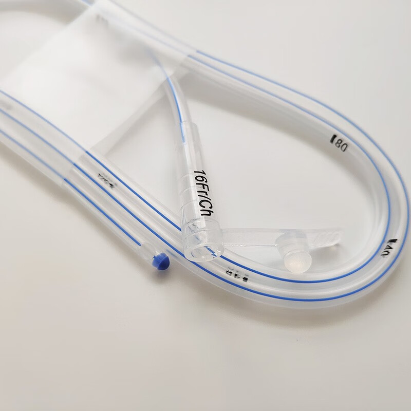 硅胶胃管 鼻饲管 带导丝胃管流食管 经鼻喂养管 16号18号硅胶胃管