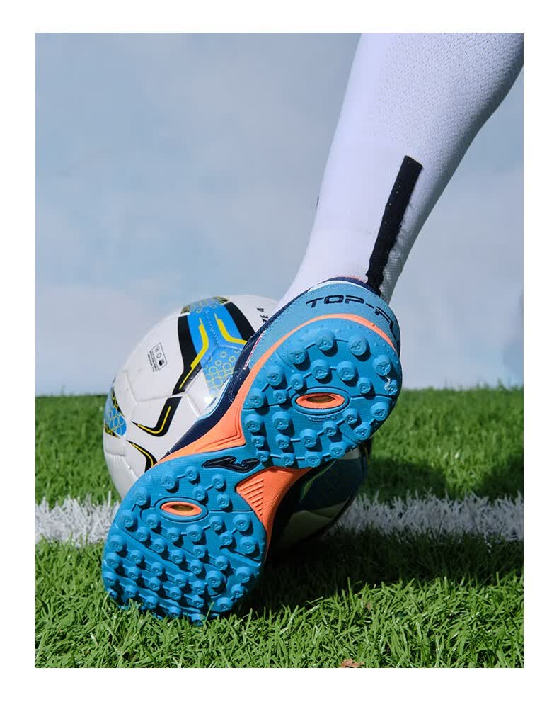 joma荷马足球鞋tf碎钉比赛训练专用防滑耐磨足球鞋人造草地鞋飞盘鞋蓝