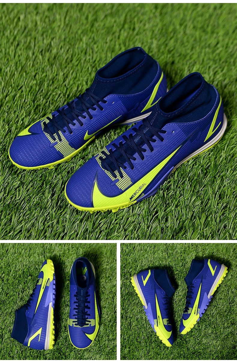 nike耐克刺客14中端tf碎钉人草训练比赛高帮足球鞋男cv0953600cv