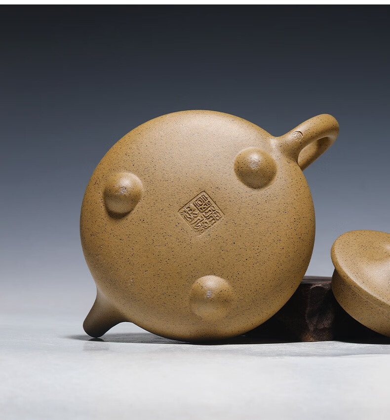 徐保国宜兴纯全紫砂壶手工茶壶功夫茶具家用小泡茶壶石瓢芝麻段泥