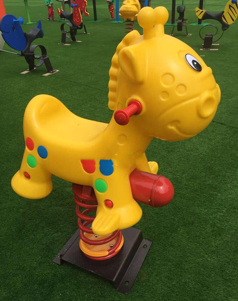 户外健身器材摇摇马广场公园儿童摇摇乐幼儿园室外游乐设施弹簧摇马