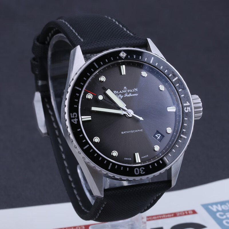 95新 ssyd0232 宝珀 五十噚 5000-1110-b52a 男士自动机械