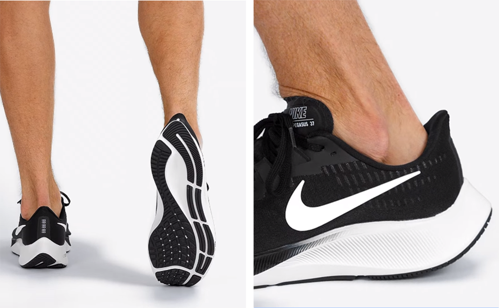 nike pegasus 37 耐克飞马37代气垫减震男士休闲马拉松跑步鞋 灰色