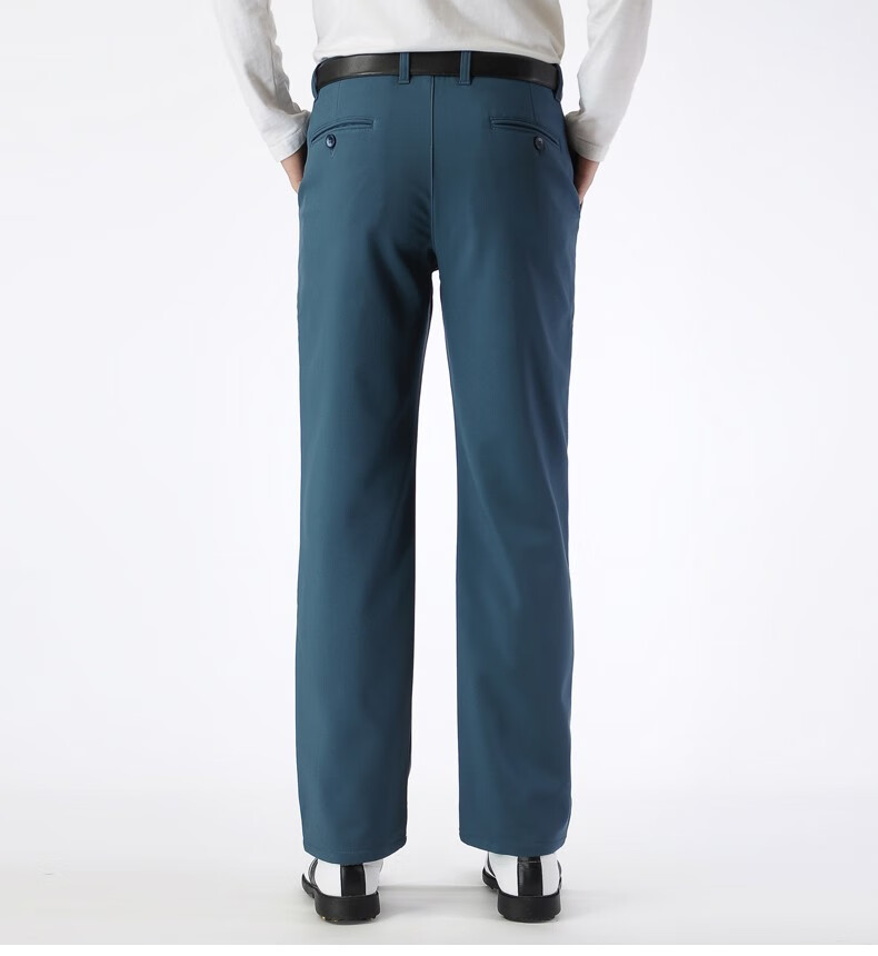 dekase品牌直筒高尔夫裤子男球裤秋冬季加绒弹力长裤修身高尔夫服装男