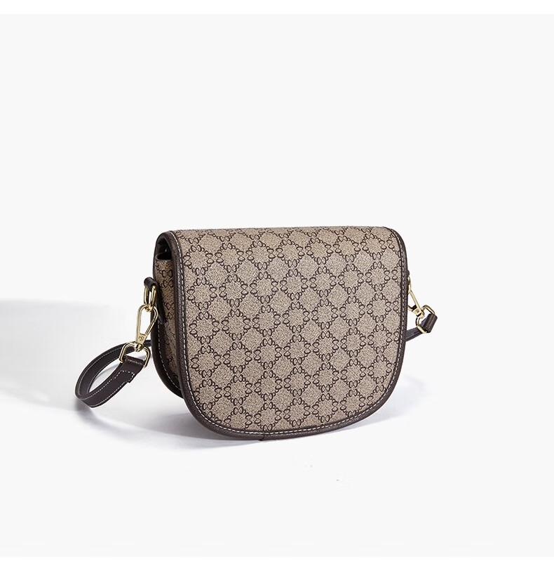 皓顿包包女包2022新款时尚百搭单肩包女士奢侈品ck马鞍包个性化斜挎