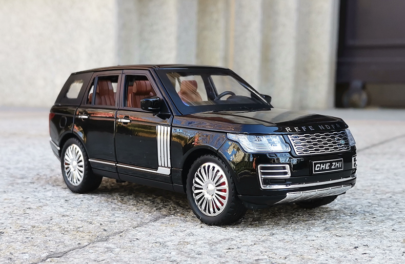 大号小孩子合金玩具车1:24路虎揽胜行政版仿真金属小汽车模型摆件收藏