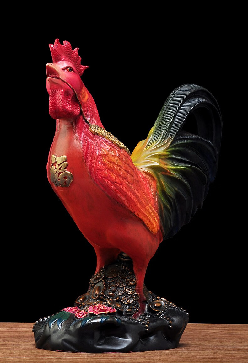 多彩101 19寸高温彩铜招财鸡wf【图片 价格 品牌 报价】-京东