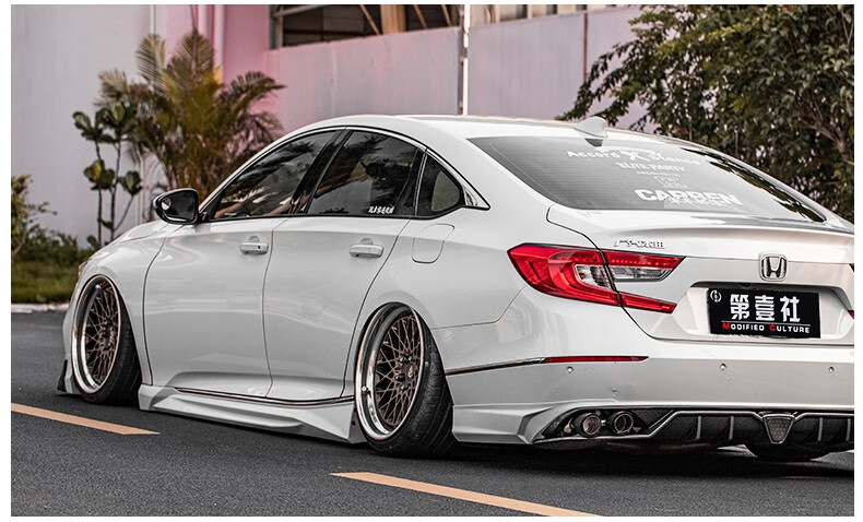 适用于本田十代雅阁改装acr包围前后唇尾喉侧裙前唇前杠后杠大包围