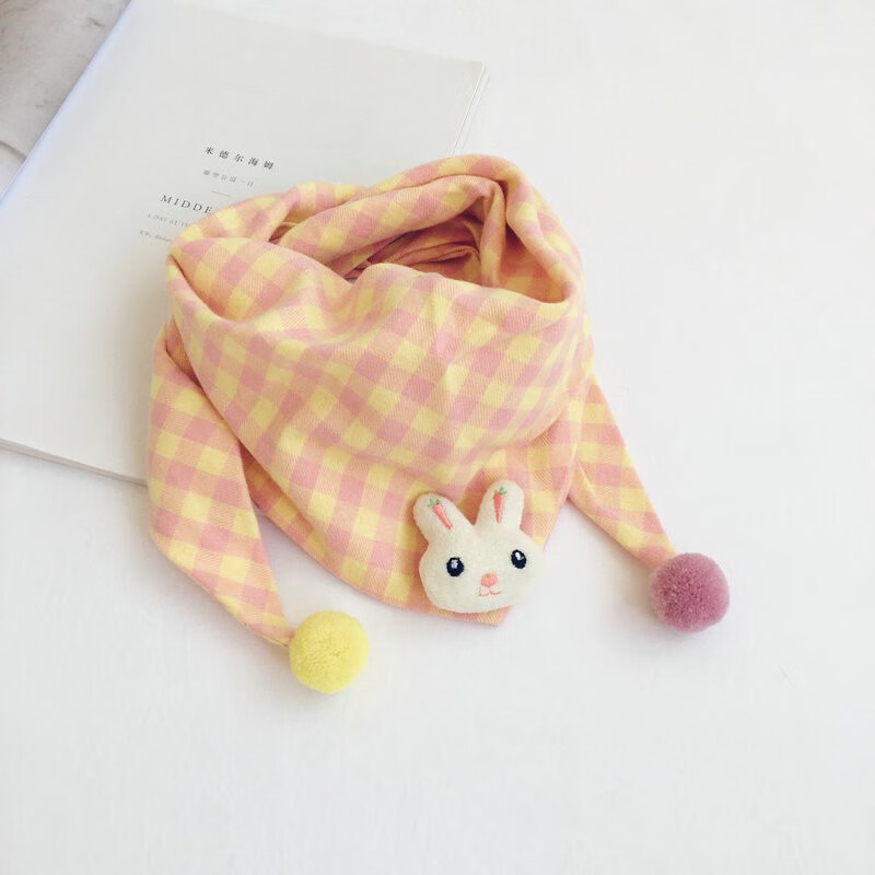 黄紫小熊格子围巾 1-6岁 29cm*105cm【图片 价格 品牌 报价】-京东