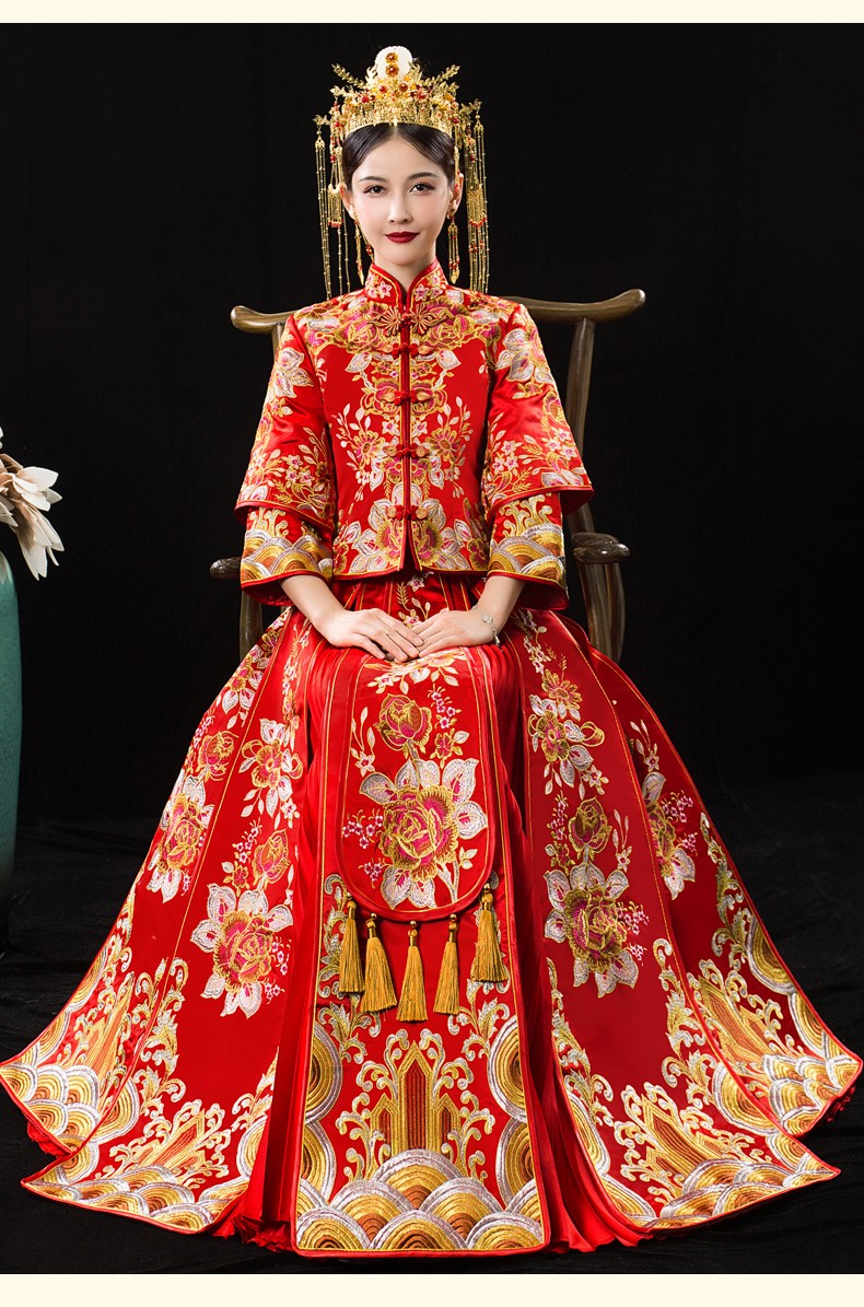 爱妃专宠 秀禾服新娘2020新款婚纱礼服中式结婚宴敬酒服新娘嫁衣喜服